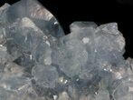 Celestine (Celestite) Crystal Cluster - Icy Blue Crystals #37093-1